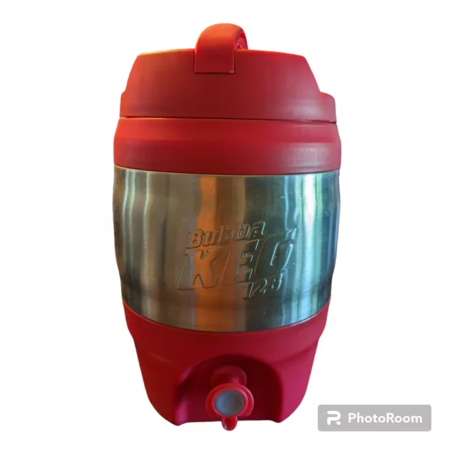 Bubba Keg 128oz 1 Gallon Stainless Steel Insulated Thermos w/Spout Red