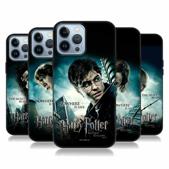 HARRY POTTER DEATHLY HALLOWS VII BLACK SUSTAINABLE CASE FOR APPLE iPHONE PHONES