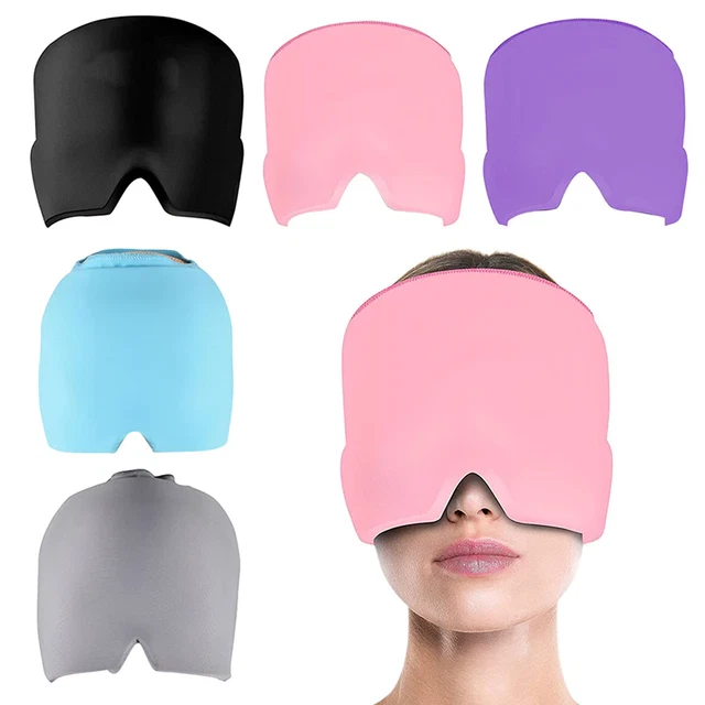 Gel Ice Cold Therapy Headache Migraine Relief Cap for Chemo,Sinus,Neck Wearable