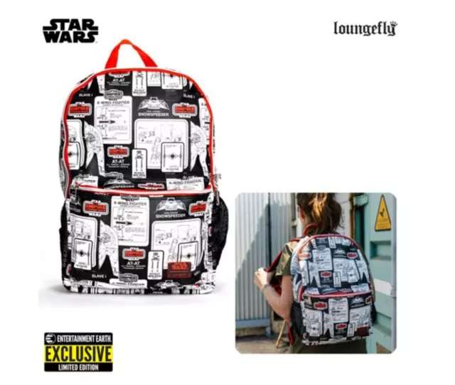 Star Wars: The Empire Strikes Back 40th Anniversary Retro Loungefly Backpack