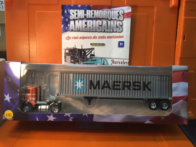 ALTAYA 1/43 SEMI REMORQUE AMERICANS N° 9 FREGHTLINER 120 64T