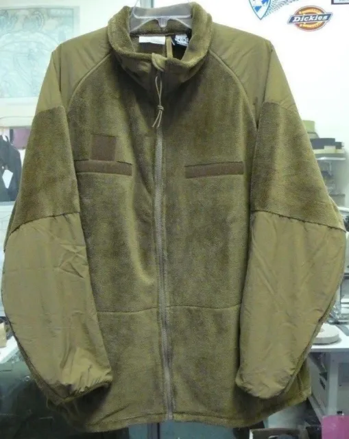 DSCP USGI Army Fleece Jacket Polartec OCP Multicam Brown Cold Weather- Med