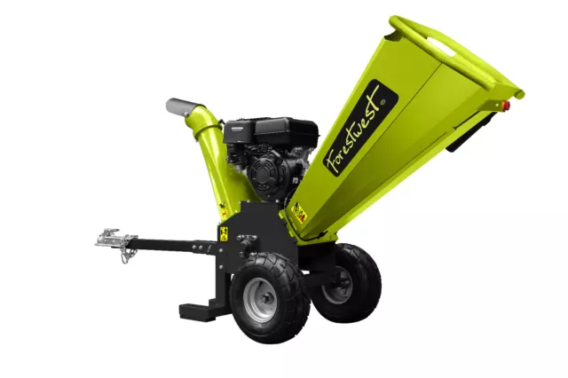 Forestwest 120MM 15HP Wood Chipper with E-Start Garden Chipper Mulcher Shredder