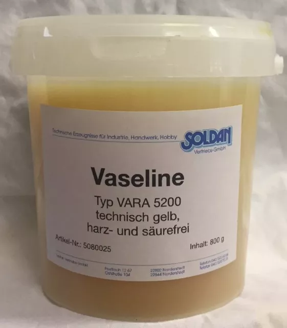 Vaseline Type 5200 Technique 800g Lubrifiant Protection contre la Corrosion