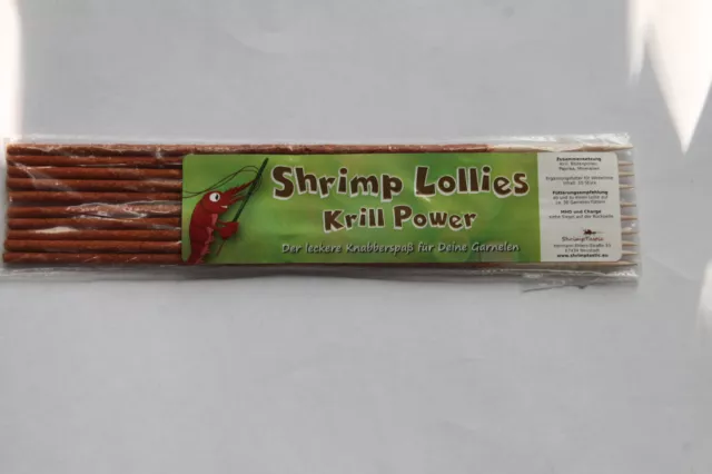 Gamberetti lecca-lecca, gamberetti, mangime, krill power, 10 pezzi, 0,40 euro/unità