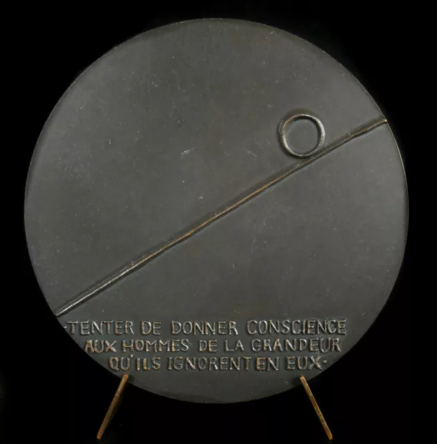 Medalla Andre Malraux Schriftsteller Adventurer Mythoman Político 1977 Medal