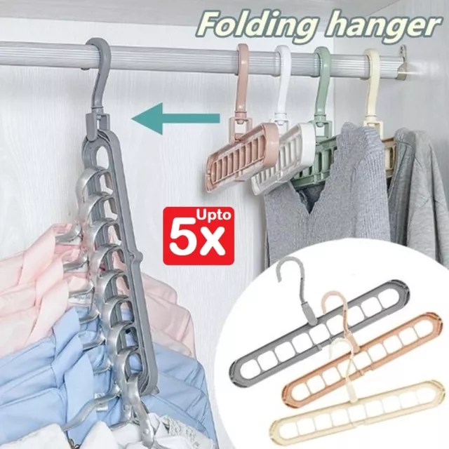 Magic Hanger Cloth Hanger Wardrobe Hat Closet Organizer Rack Hook Space Saver