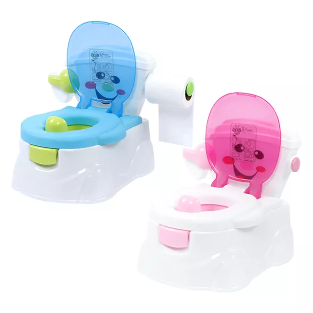 Pot de Toilette fauteuil Chaise pour bébé enfant thème Toilet Trainer Bleu/Rose 2
