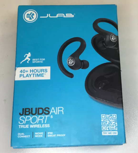 JLab - JBUDS AIR SPORTs - True Wireless - Brand New