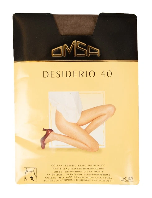 Collant En Soie Transparent Omsa Nudo 20 Deniers – Confortable Et Classique