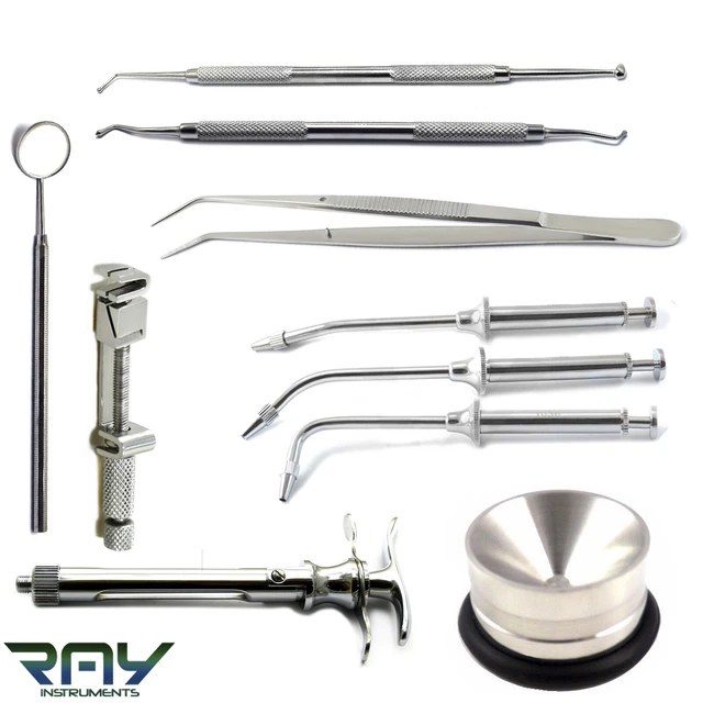 DENTAL AMALGAM RESTORATION Instruments Kit Excavator Restorative