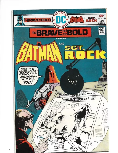 Brave And The Bold #124(Vf) - Beautiful High Grade - Batman, Sgt Rock