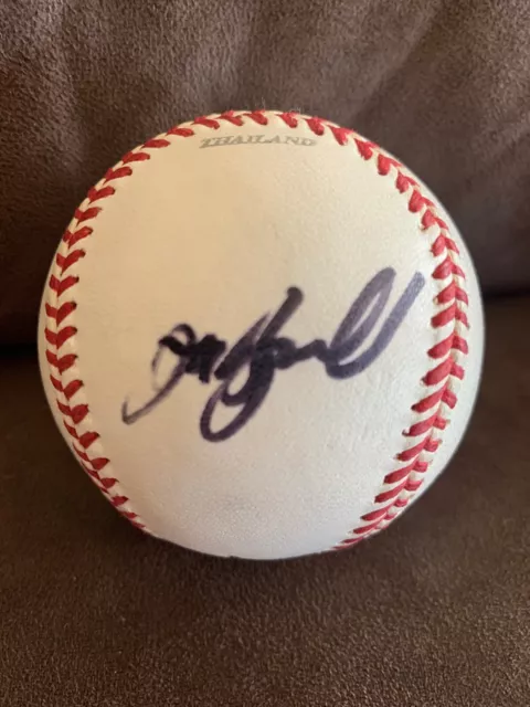 Jeff Bagwell & Tim Wallach Signed Autographed Little League Baseball Astros