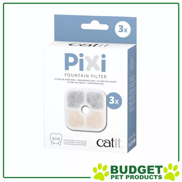 Catit Pixi Fountain Filter Cartridge 3 Pack