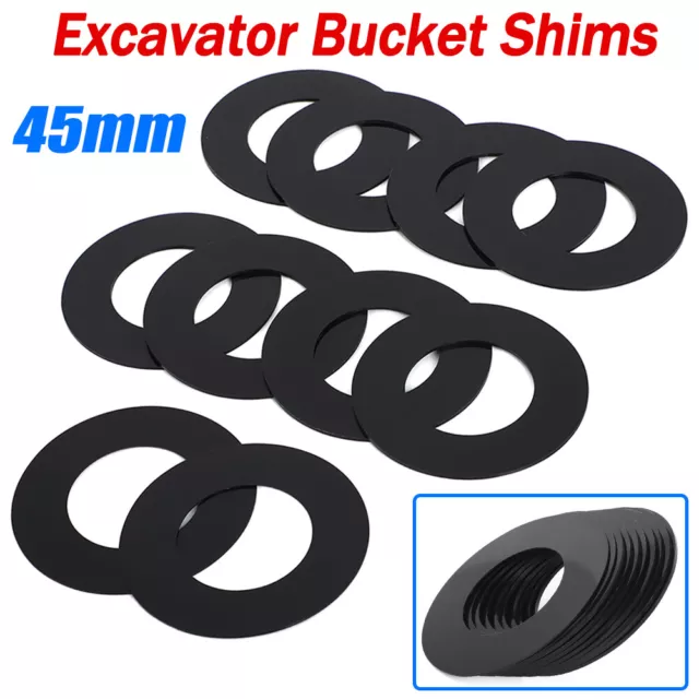 Excavator Bucket 45mm Pins Shims For Komatsu Cat Bobcat Kubota Takeuchi Hitachi