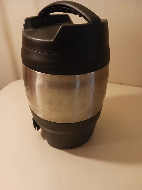 Bubba Keg 128oz 3.8L Stainless Steel Black Large Thermos with Spout Insulated 3