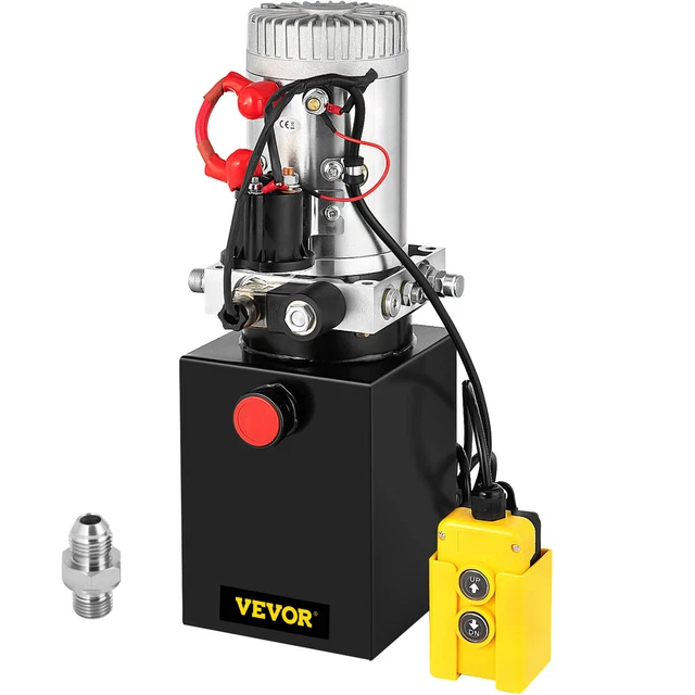 4L Hydraulikaggregat 12V Pumpe Für LKW Kipper & Anhänger – Mit Kunststofftank