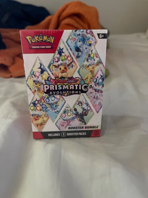 Scarlet & Violet Prismatic Evolutions Pokmon TCG: Prismatic Evolutions  Booster Bundle - 6 Factory Sealed Packs (2025) Evolution Pokemon Pack