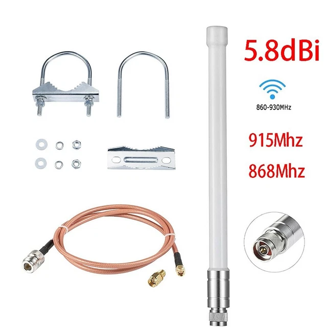 Kit d'antenne tout temps pour LoRa 5 8 dBi gain communication longue portée