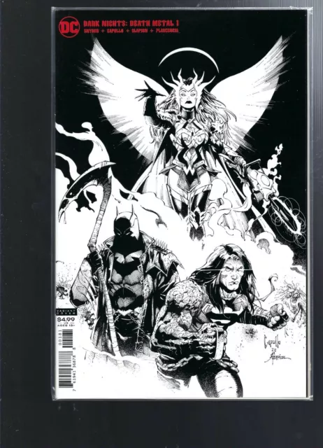 Dark Knights  Death Metal B & W   Variant Cover  - Dc Rebirth