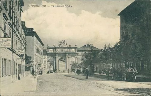Ansichtskarte Innsbruck Triumphbogen um 1900  (Nr.910)