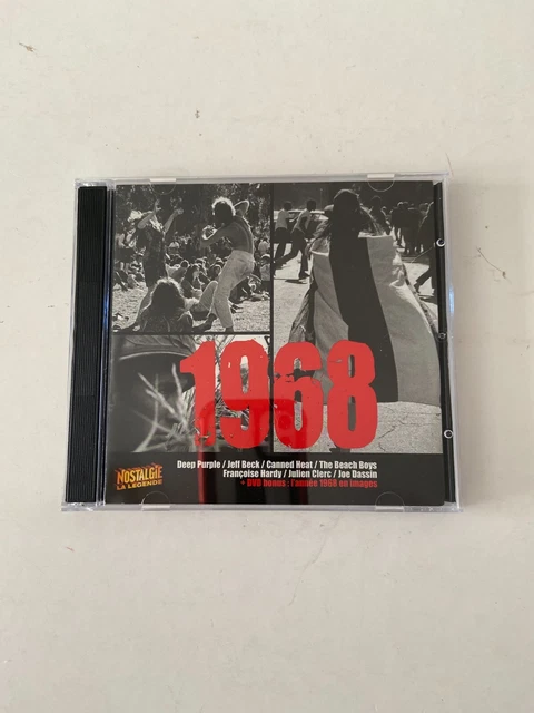 1968 CD & DVD Documentary French Import Deep Purple Jeff Beck Beach Boys 1968 CD & DVD Documentary French Import Deep Purple Jeff Beck Beach Boys