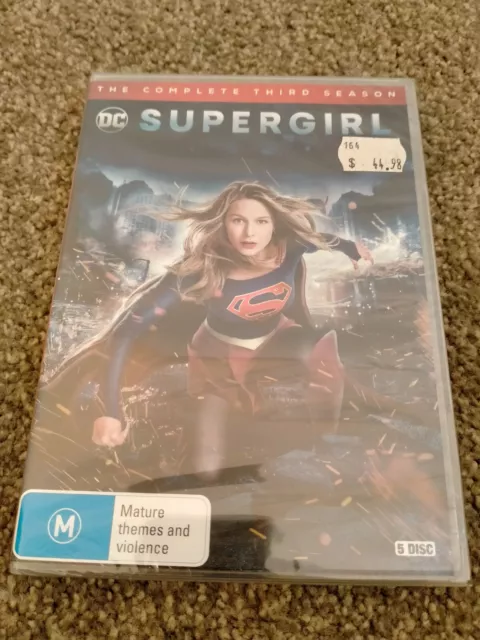 SUPERGIRL Season 3 DVD 6 Discs (Region 4) - New & Sealed - Free Postage