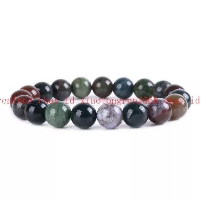 Crystal Gemstone Bracelet 10mm Bead Chakra Natural Stone Stretch Reiki Jewellery