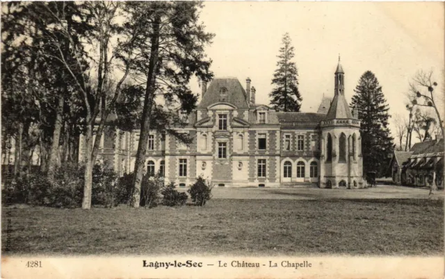 CPA AK LAGNY-le-Sec Le Chateau. La Chapelle (423973)