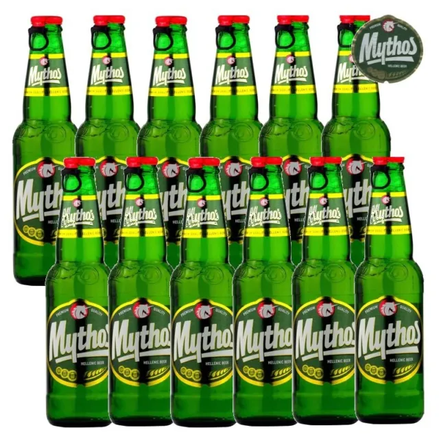 Mythos griechisches Bier Lagerbier 12x 0,33 Liter inkl. Pfand