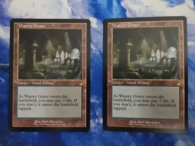 Watery Grave - Retro Frame NM, MTG Ravnica Remastered, One Left!