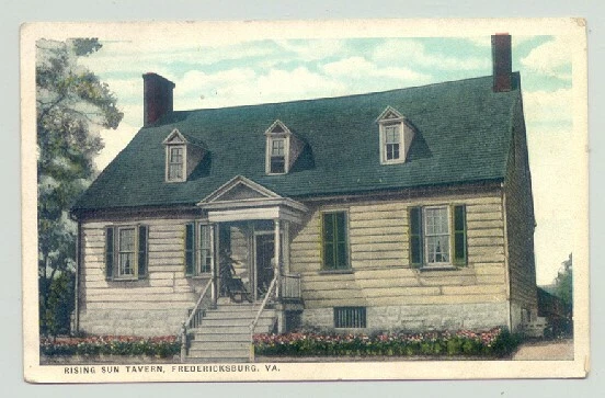 Fredericksburg, Virginia VA ~  Rising Sun Tavern  1920s <