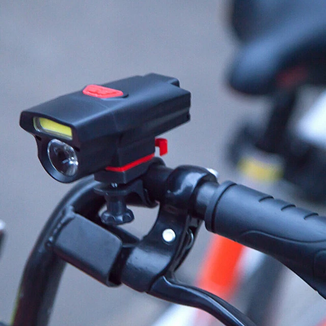 Bicycle Bike Headlight Bike Front Light Bike Night Riding Cycling USB Rec.SE