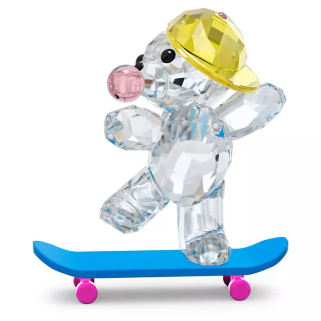 Oswarovski Crystal Kris Bear Skaterbear  Brand New In The Boxes Etc