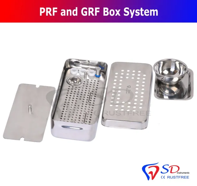 Complete Dental Implant PRF & GRF Box Platelet Rich Fibrin Surgery Cassette NEW