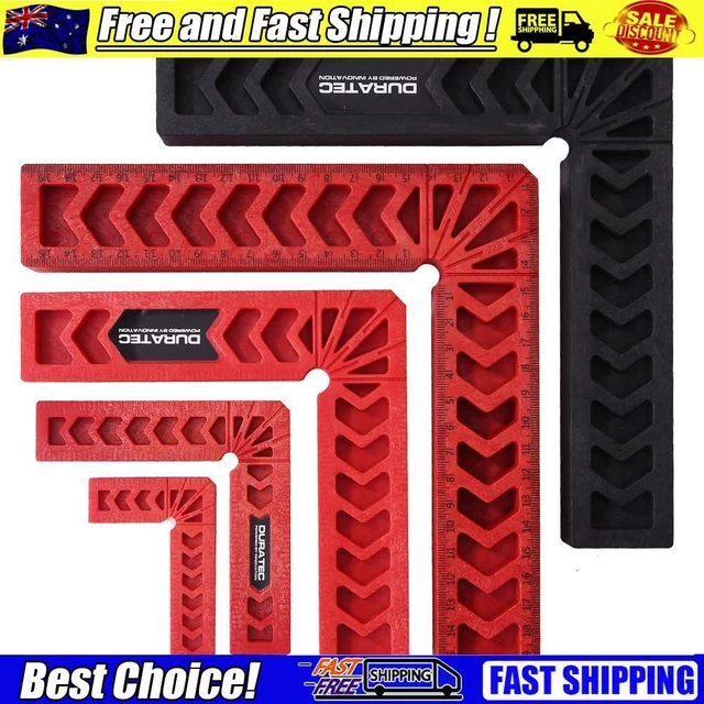 DURATEC 90 Degree Right Angle Clamp L-square Holder Ruler Woodworking Fixed Clip