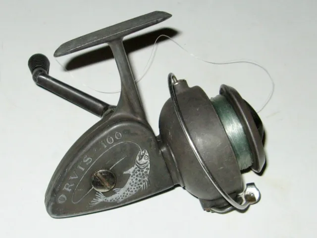 VINTAGE ORVIS 100 Spinning Reel Made In Italy Ready To Use $30.00