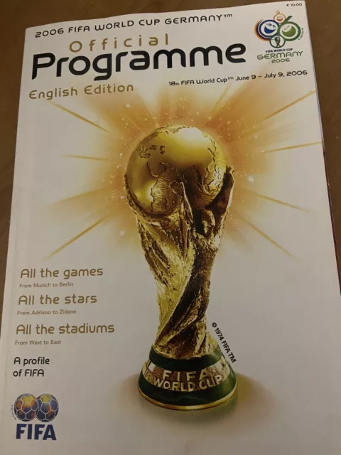 2006 Official FIFA World Cup Programme Germany English edition