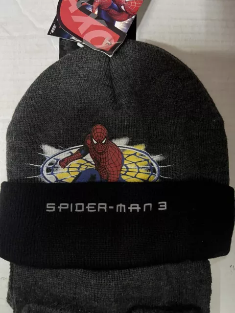 Marvel Spiderman Set  3 Pezzi. Cappello+ Sciarpa+ guanti