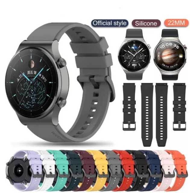 Per Samsung Gear S3 Cinturino Ricambio Band Silicone Orologio 22mm Semplice