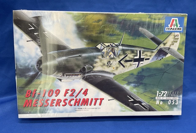 ITALERI MESSERSCHMITT BF-109 F2/4 1:72 Vintage Model Kit #053 New ...