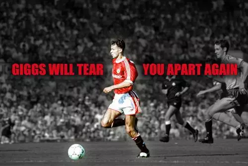 RYAN GIGGS MANCHESTER UNITED POSTER Utd Print Photo Wall Art Pic Poster A3 A4