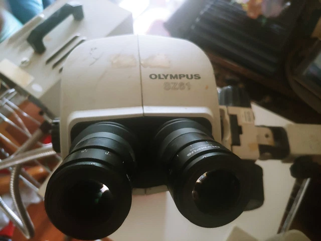 Olympus SZ-61 Stereozoom Microscope, Seiler pantographic arm 