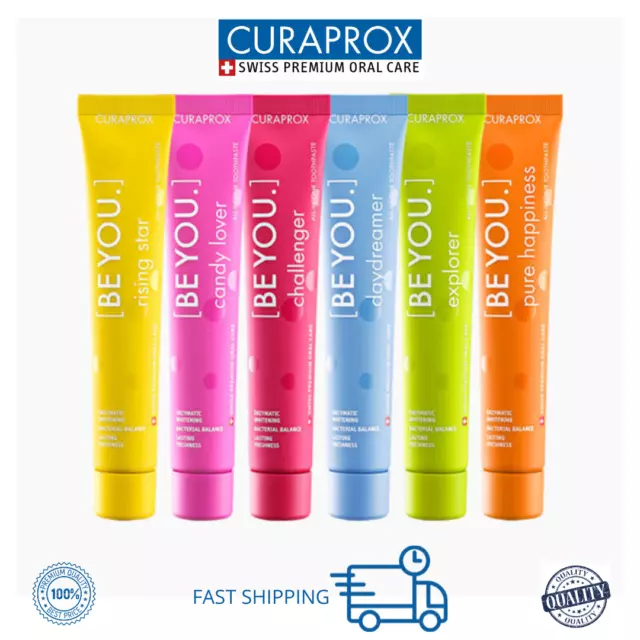 Curaprox Be You Toothpaste 6 flavors FAST SHIPPING!