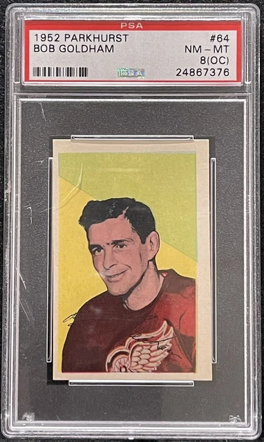 1952 Parkhurst 64 Bob Goldham PSA 8(oc)