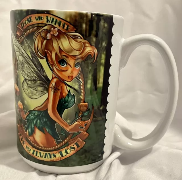 DISNEY’S TINKERBELL “THOSE Who Wander, are not Always lost” coffee mug ...