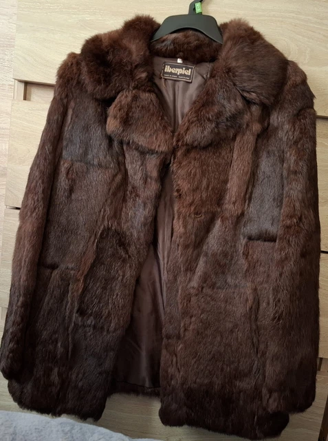 Veste Fourrure Lapin Sans Manches Jean Marc Philippe - Taille M, Blanc - Neuf Avec étiquettes