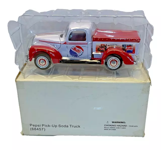 Pepsi Cola 1940 Ford Pick-Up Soda Diecast Delivery Truck #68457 New In Box