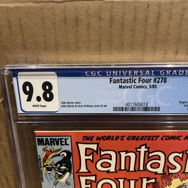 Fantastic Four #278 CGC 9.8 1985 Marvel Comics Origin Doctor Doom Retold 2