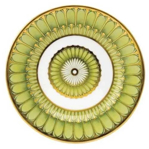 Philippe Deshoulieres Arcades Green Bread Plate *NEW* MSRP $100